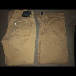 TWO Men’s Levi Khakis 34/30